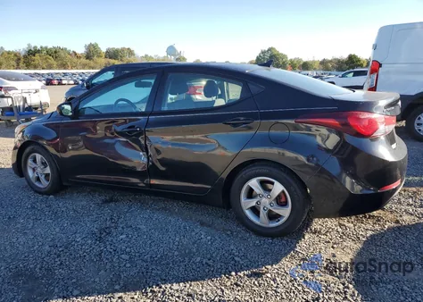 2014 Hyundai Elantra Se from USA, damaged, VIN KMHDH4AE9EU080101
